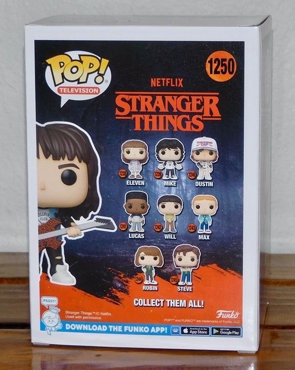 Funko pop stranger things Eddie очень странные дела Эдди