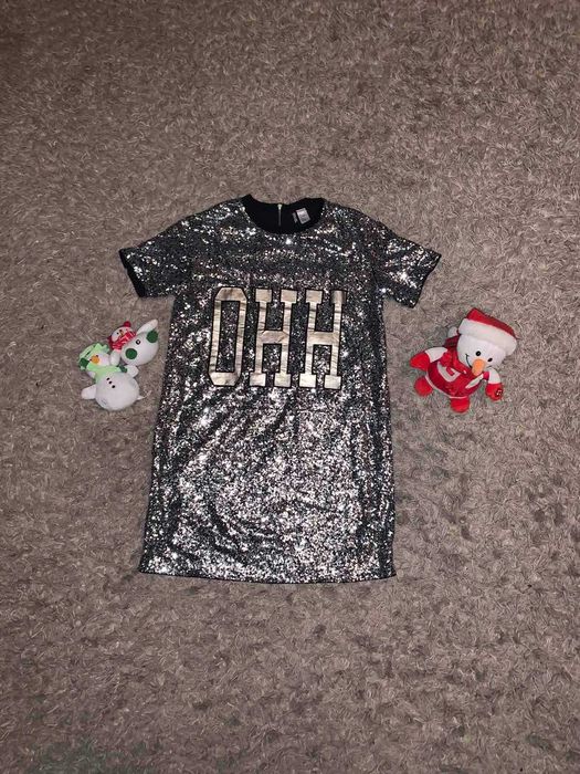 Сукня  H&M  (плаття) в паєтках