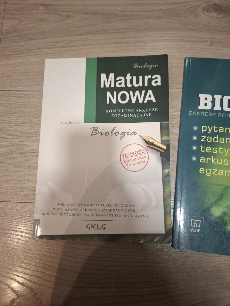 Zestaw książek do matury - biologia
