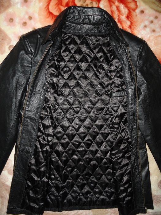 Эксклюзивная женская кожаная куртка (р.XXL Leather натуральная кожа)