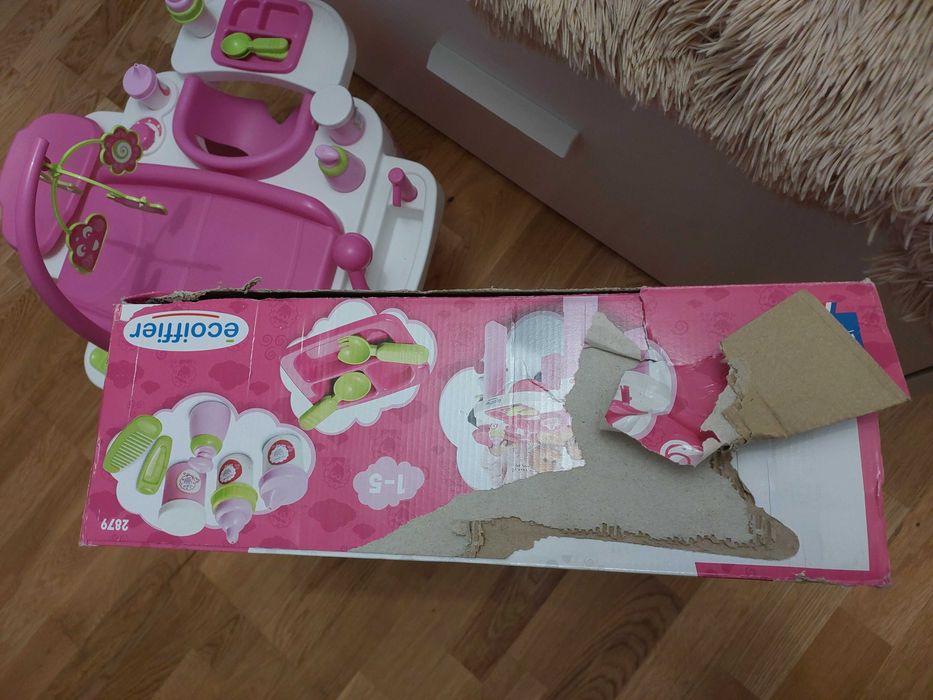 Przewijak do pielęgnacji lalek, krzesełko do karmienia wanna dla lalek