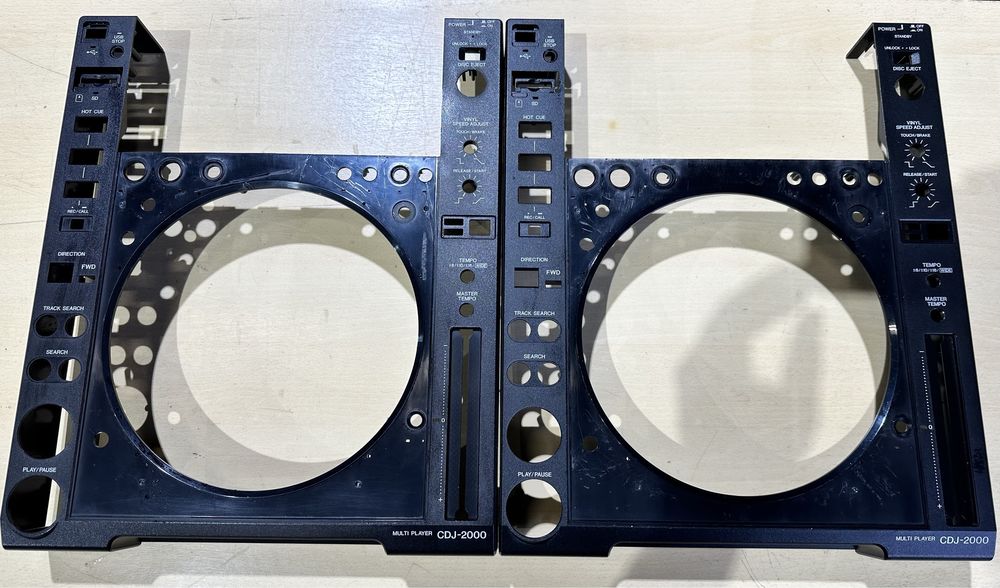 2x Pioneer faceplate Cdj-2000