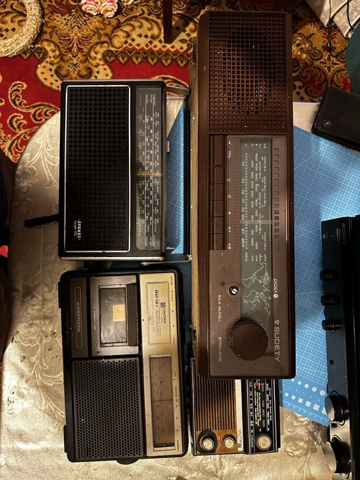 Stare radia - 5 szt - Unitra, Telefunken, Siemens