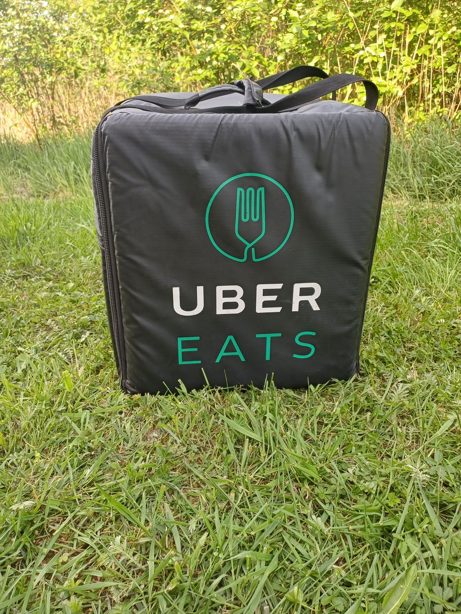 Czarna Torba termiczna Uber Eats