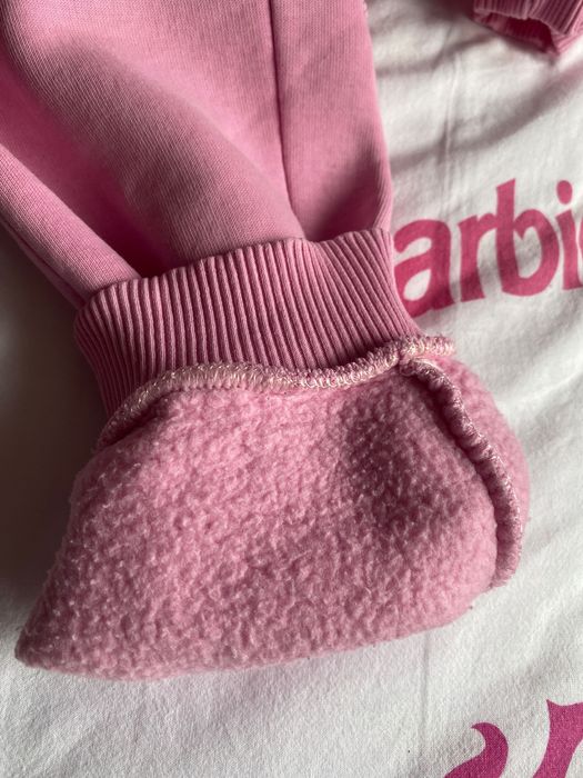 Рожевий 116 см теплий костюм Barbie