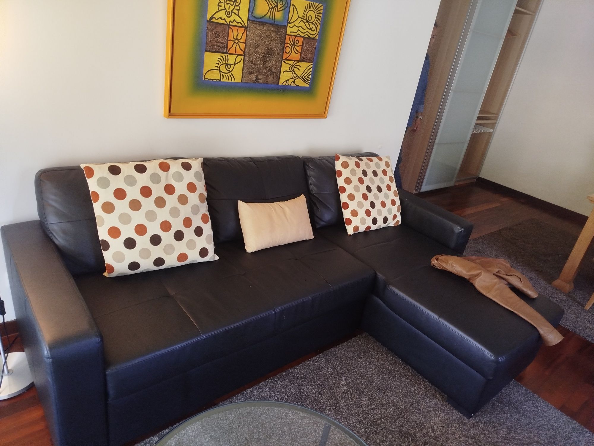 Sofá chaise longe , cadeirão apoio e movel tv