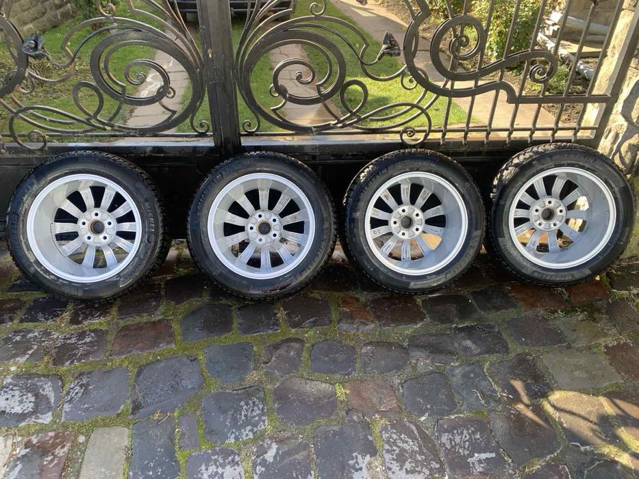 Диски титанові R16 5/112 резина зима 205/55 Michelin