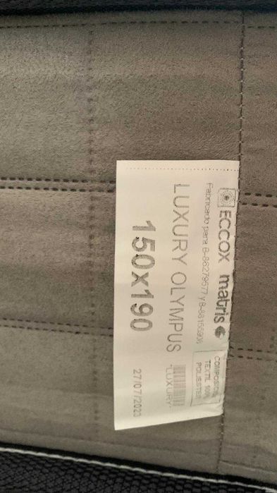 NOVO NÃO USADO Colchão viscoelástico dupla face Olympus 150x190