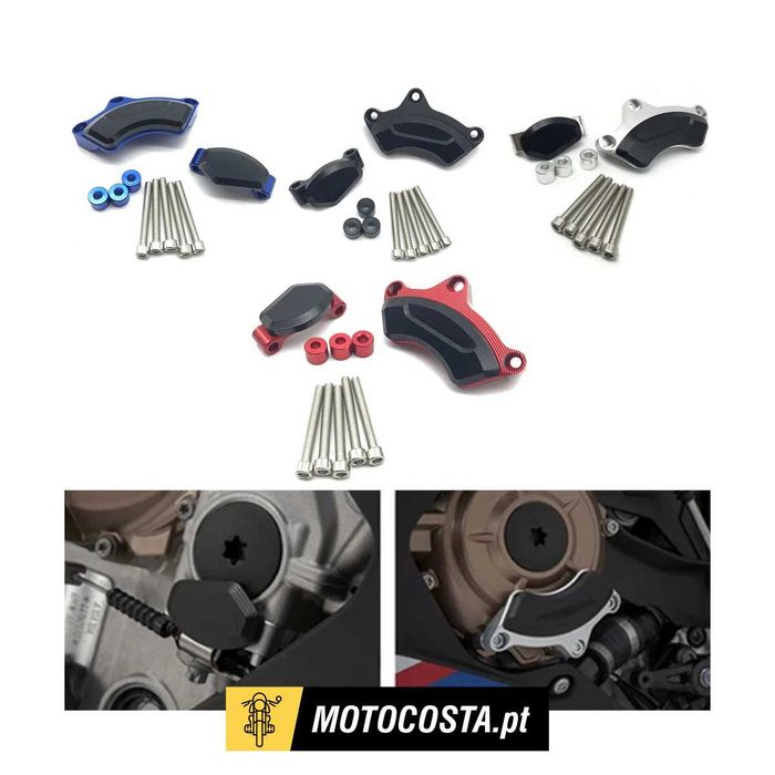 Protetor de Motor CNC BMW S1000RR / S1000R - Tampa Carter em Alumínio