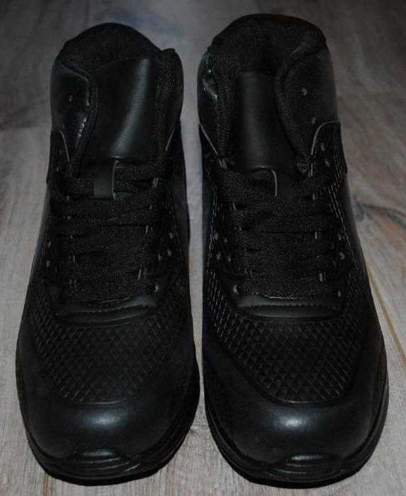 Демісезонні високі кросівки хайтопи еко шкіра унісекс 39 р. 25,5 см .