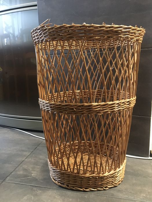Kosz wiklinowy na pranie 42x32x58