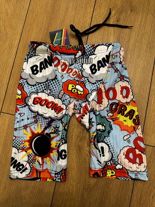 Kąpielowki chlopiece spodenki plywackie 128 134