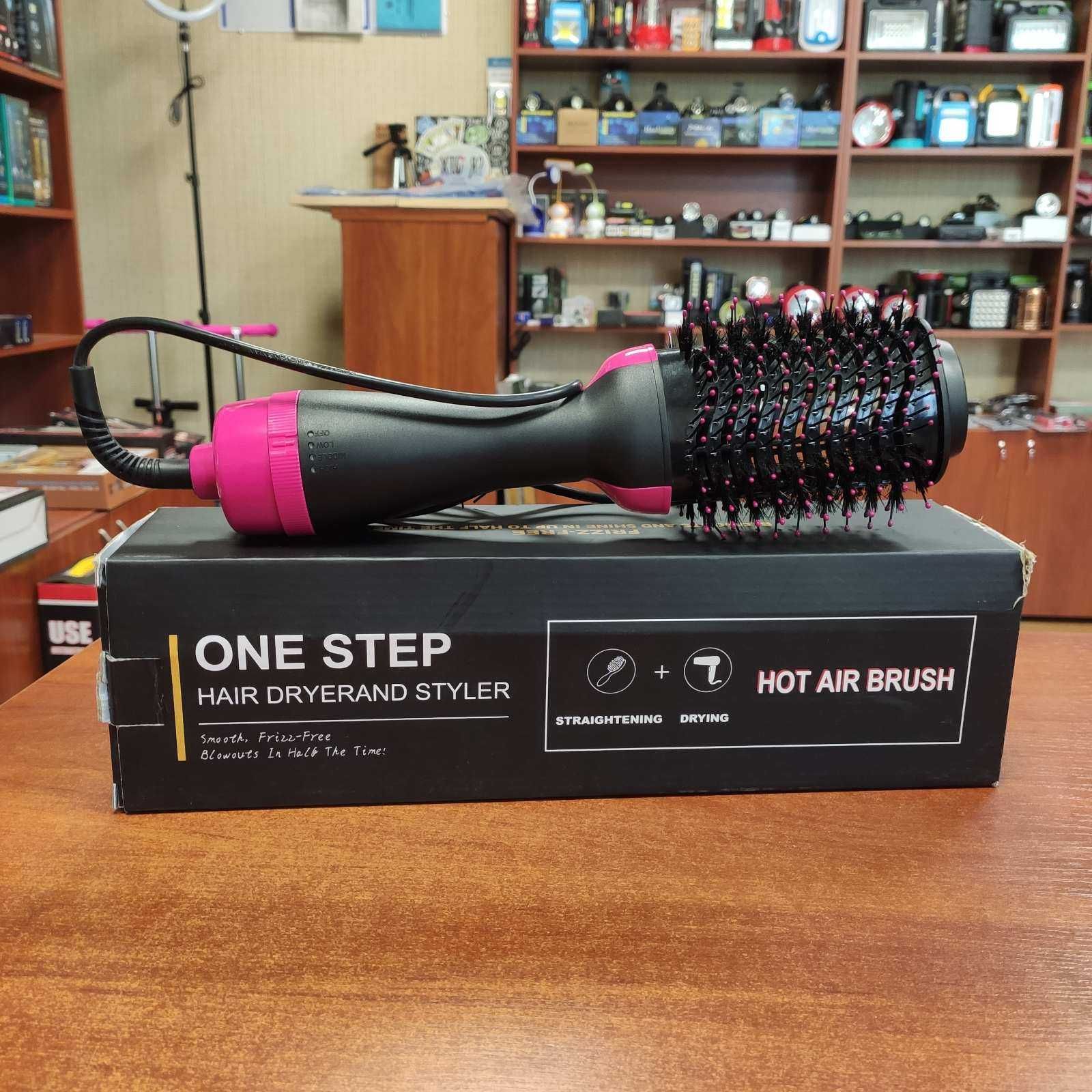 Керамическая фен щетка для волос 3 в 1 One Step Hair Dryer and Styler