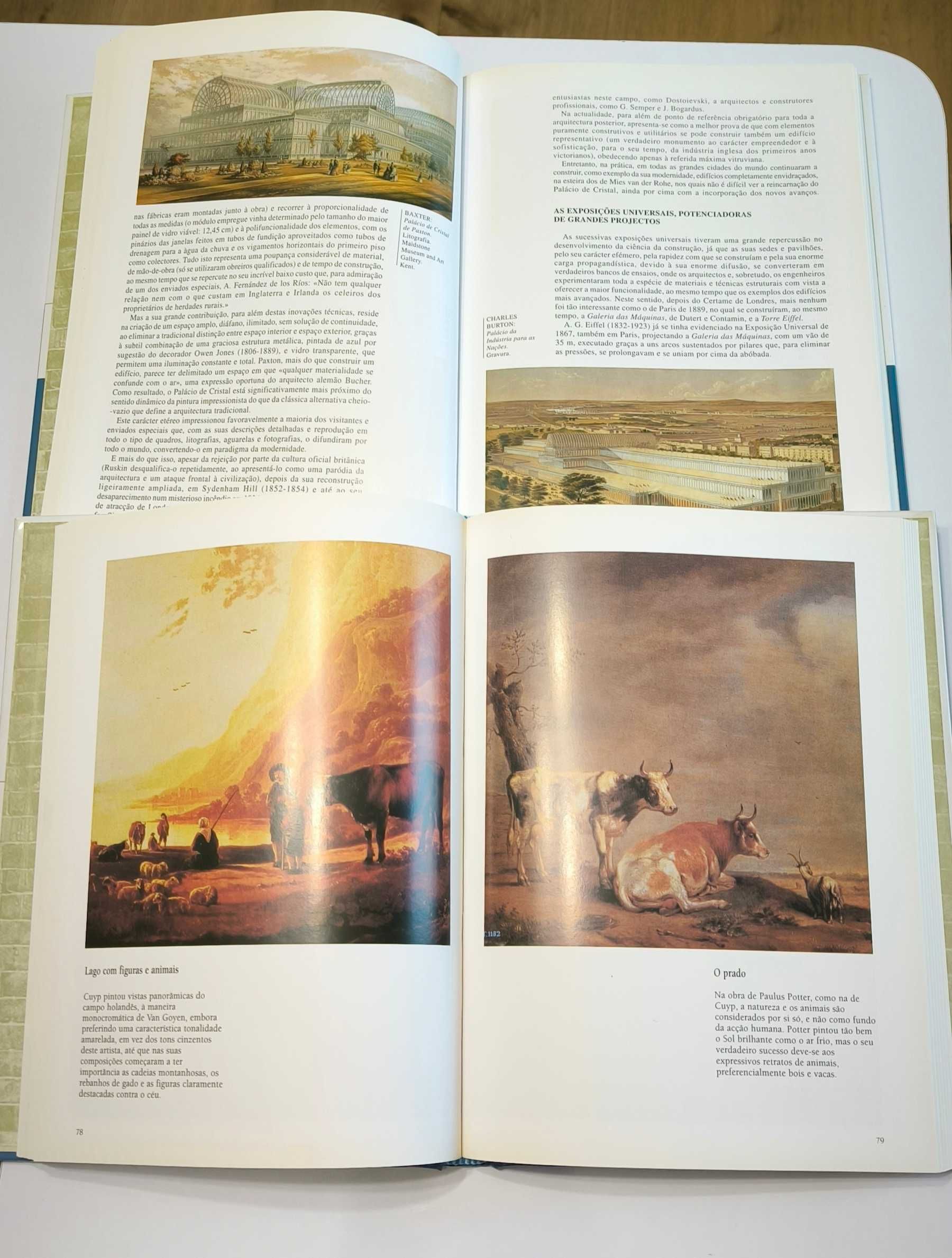 Colecção Tesouros Artísticos do Mundo - 4 volumes novos para venda