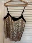 Top bilhante dourado