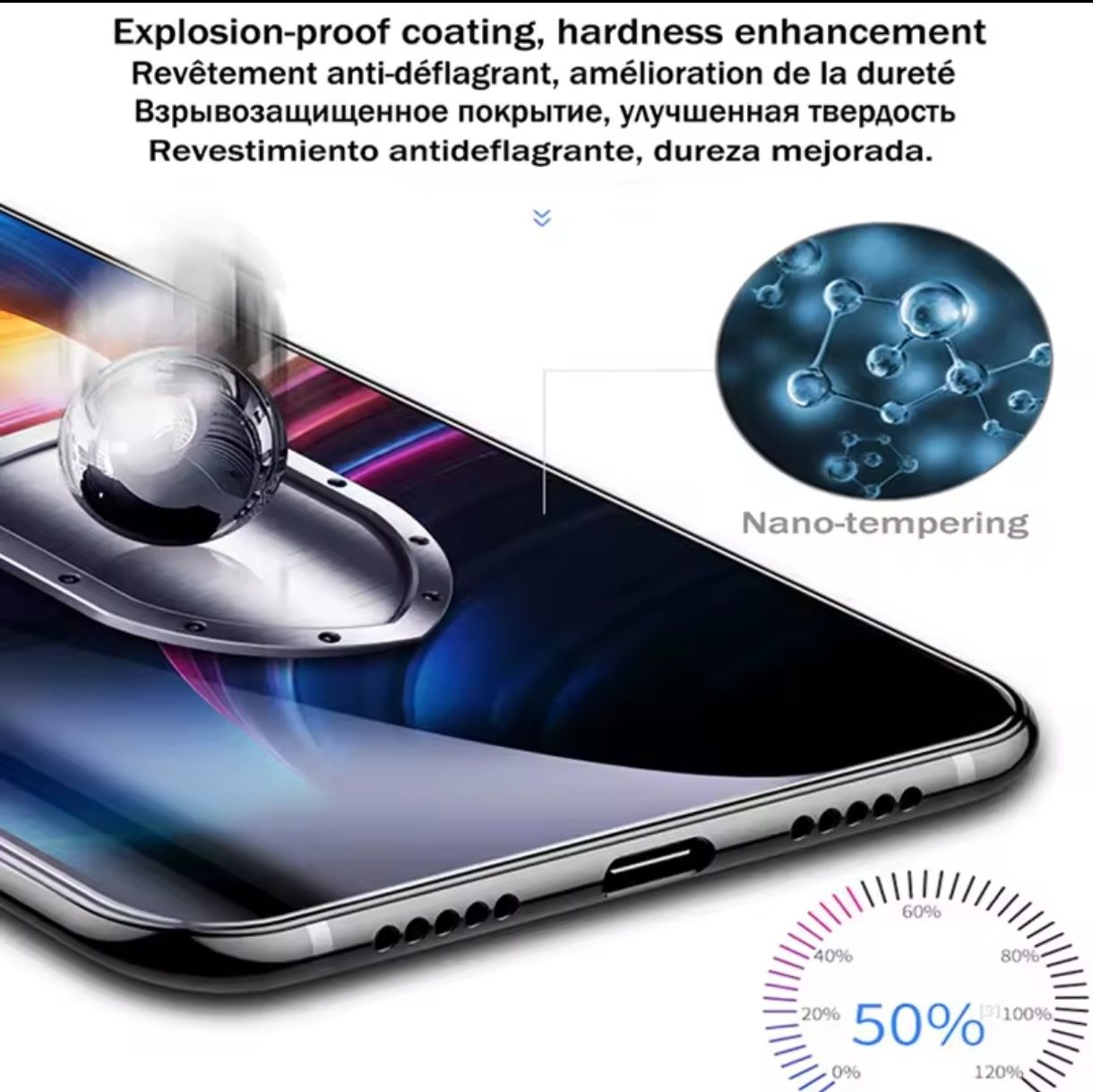Szkło 9H HD Glass Redmi Note 13 Pro i Pro 5G - 1szt