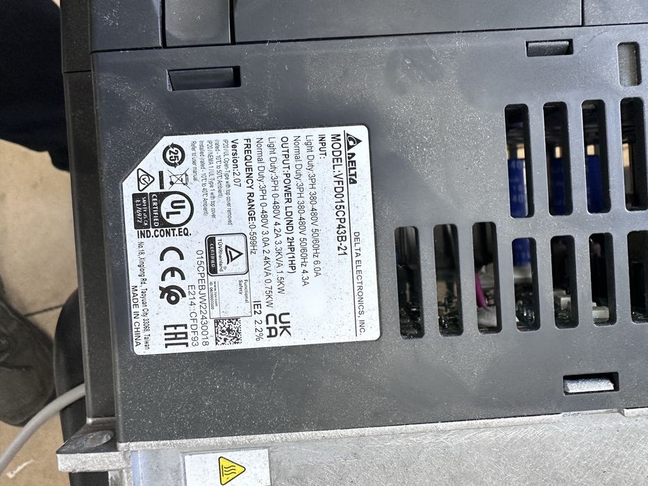 Falownik Delta cp2000 1.5kW