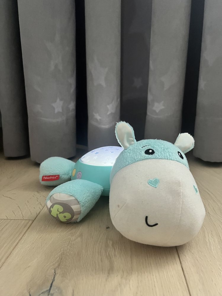 Fisher Price lampka projektor szumiś hipopotam