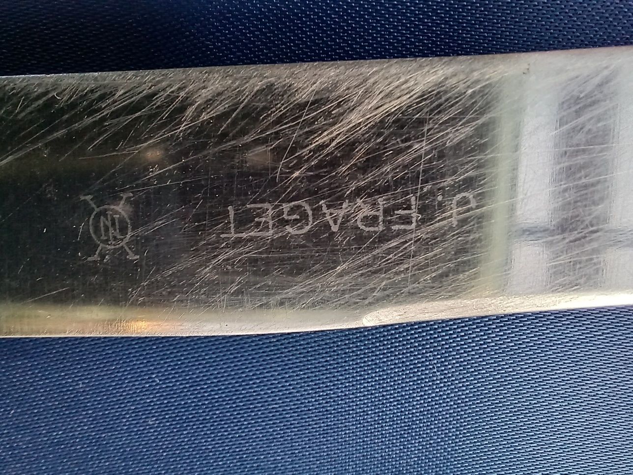 Platerowane noże 5 sztuk z kolekcji Fraget MB Plaque - lat 20-30