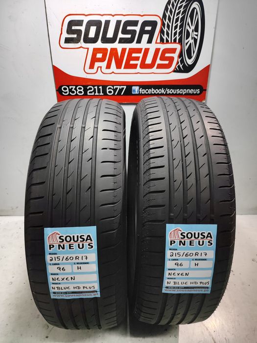 2 pneus semi novos Nexen  215/60R17 96H Oferta dos Portes
