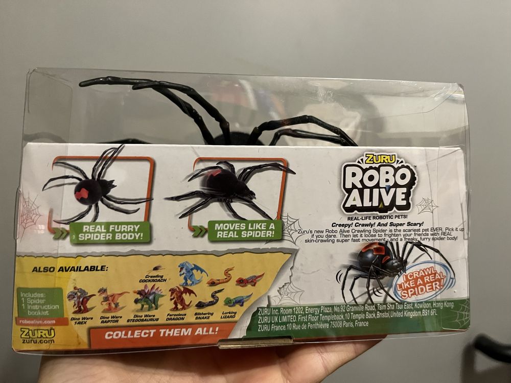 Natal - Novo - Robot Alive aranha que anda