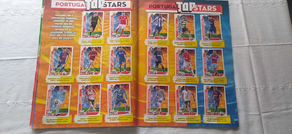 Caderneta Panini COMPLETA Futebol Liga Nos 2017-18