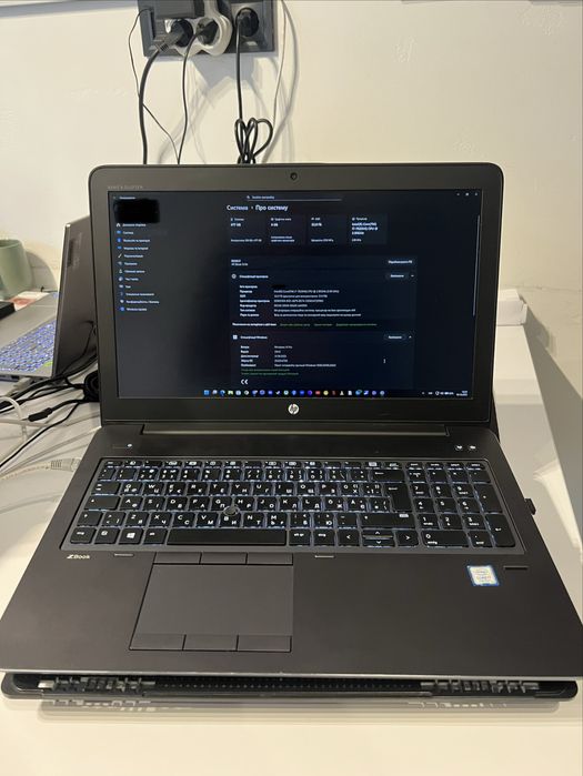 Ноутбук HP Zbook 15 G4. I7-7820 HQ 2.90-3.9 GHz (NVIDIA Quadro M2200)