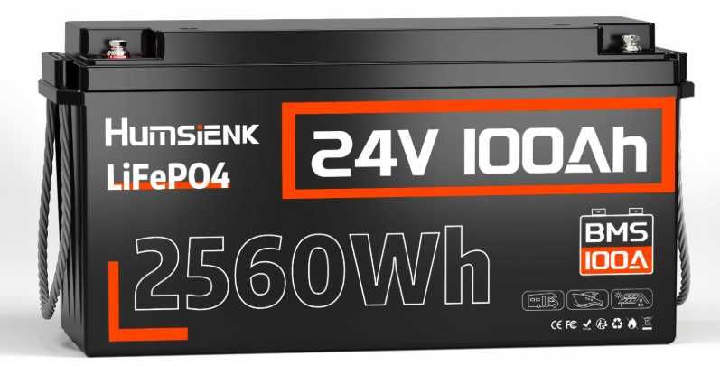 Акумулятор lifepo4 24V 100ah BMS