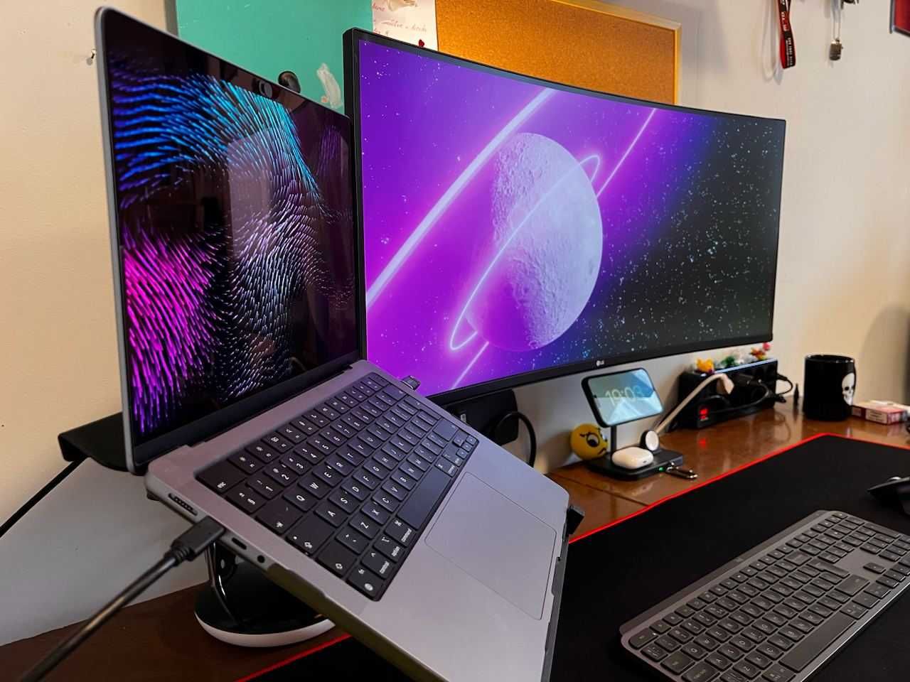 Monitor LG UltraWide 34'' - USB-C, 165Hz, uchwyt, komplet, jak nowy