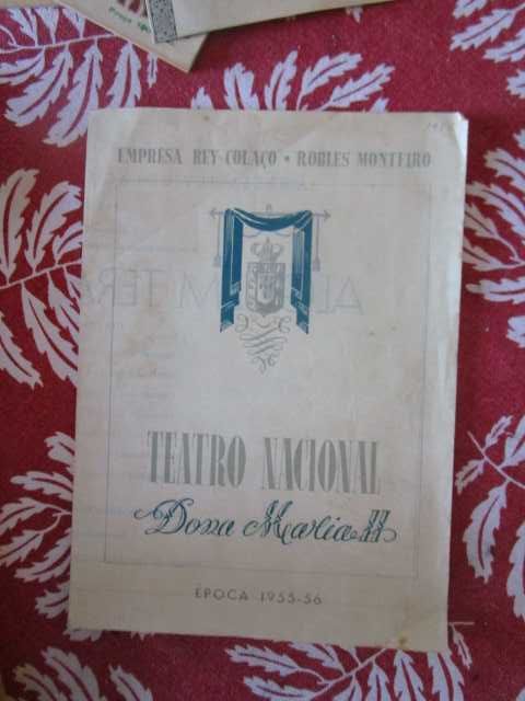 programas antigos de Teatro