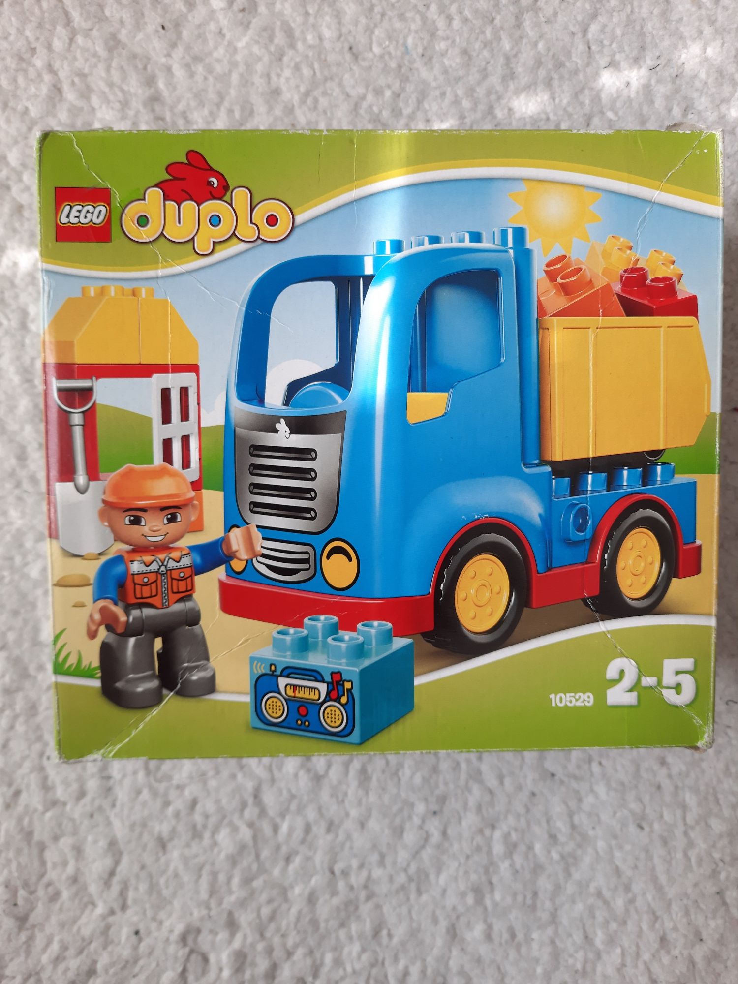 Duplo 10529 ciężarówka , plac budowy