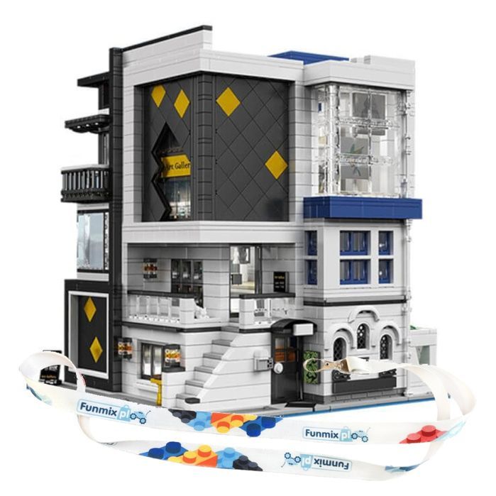 Klocki 3536 el. Galeria sztuki budynek Mould King 16043