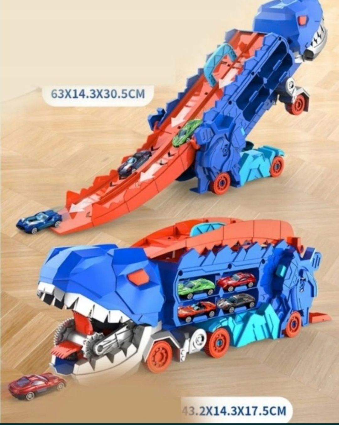 Nowe autko dinozaur t-rex giga zabawa box super okazja
