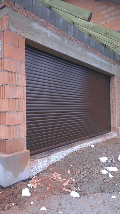 Bramy rolowane ocieplana Brama rolowana garażowa PA77