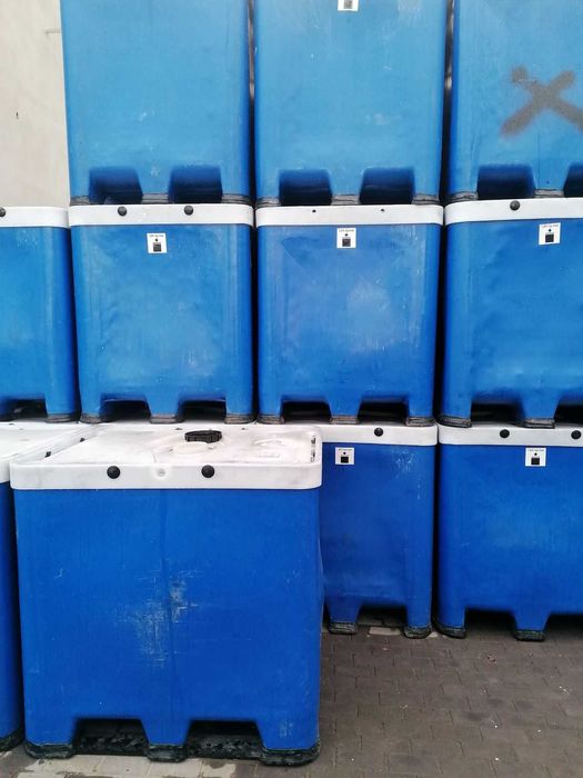 zbiornik skrzynia pojemnik dwupłaszczowy czysty 1000L faktura VAT