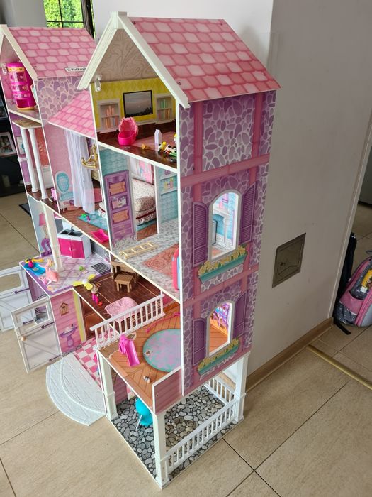 XXL duzy domek i mebelki dla lalek Barbie Kidkraft