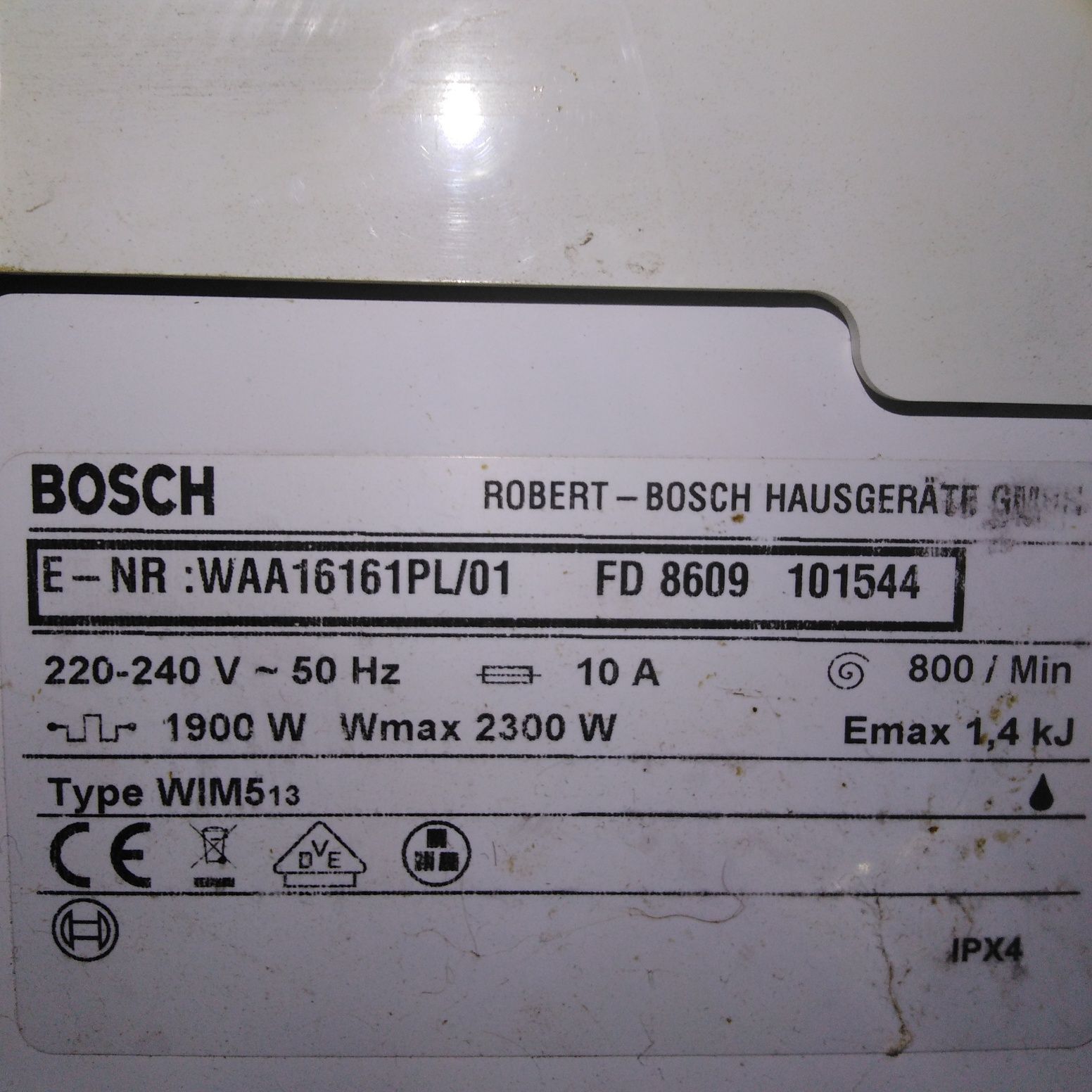 Стиралка Bosch classixx 5