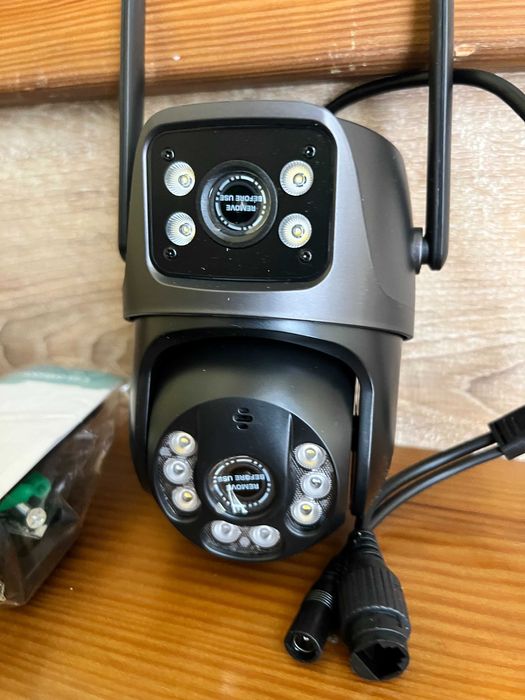 ТОР  вулична подвійна wi fi камера. Поворотна камера