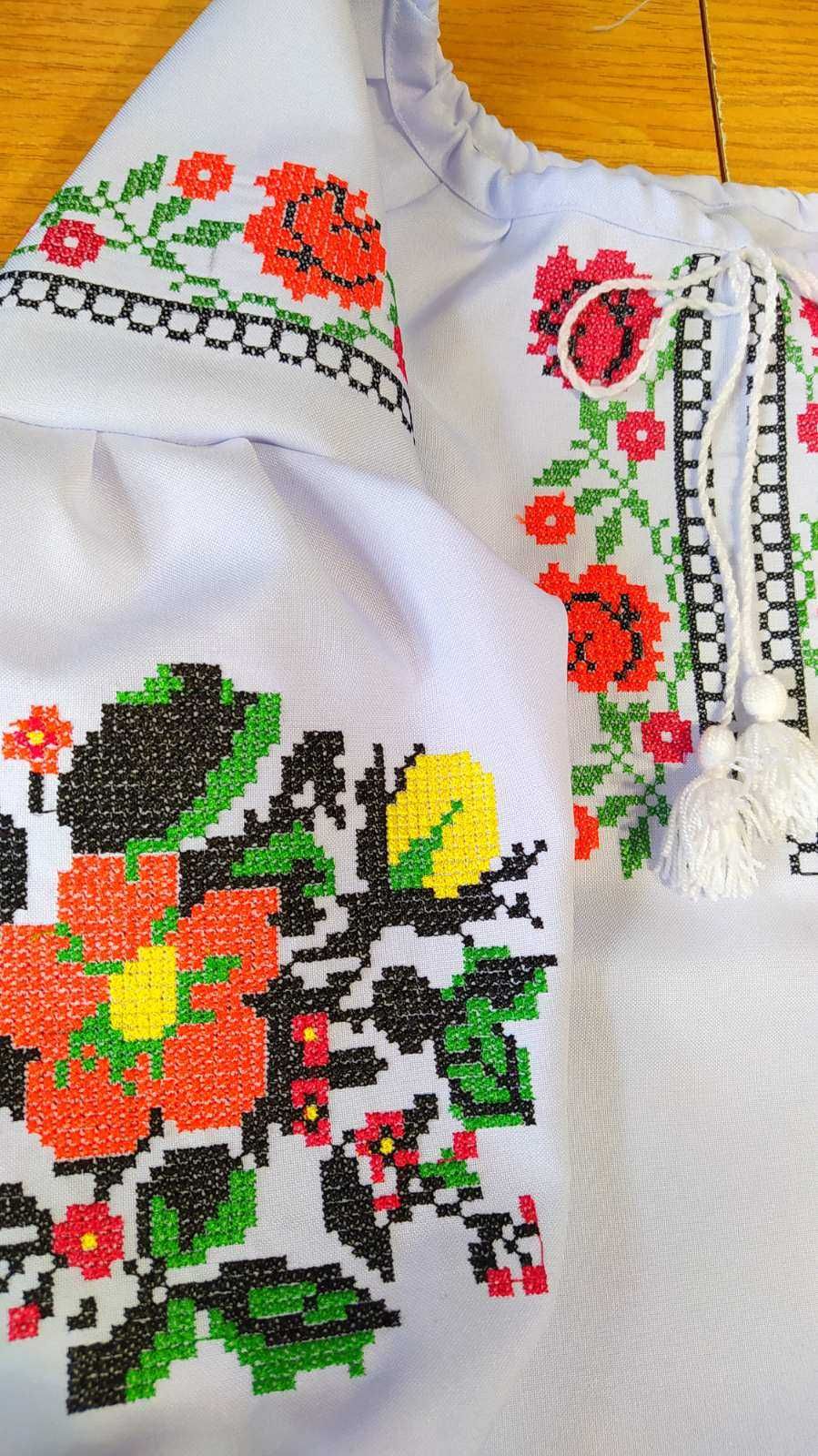 Вишиванка на дівчинку 8 років (128 см)
