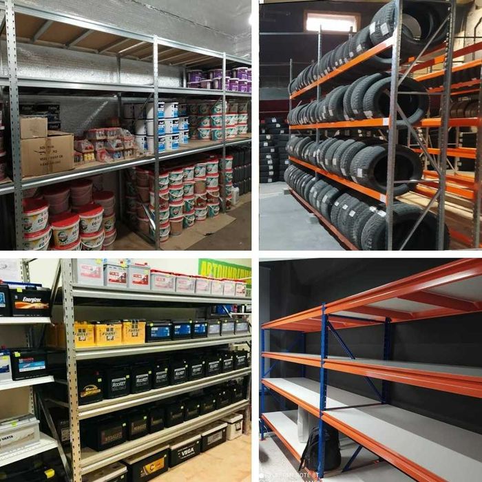 Стелаж БУ, Полочний стелаж БУ, полочные стеллажи БУ. Паллетные стелажи