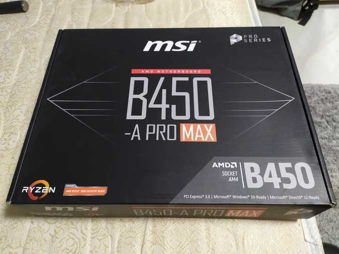 Материнская плата MSI B450-A Pro Max