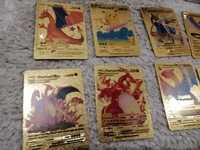 Cartas Pokémon douradas/prateadas