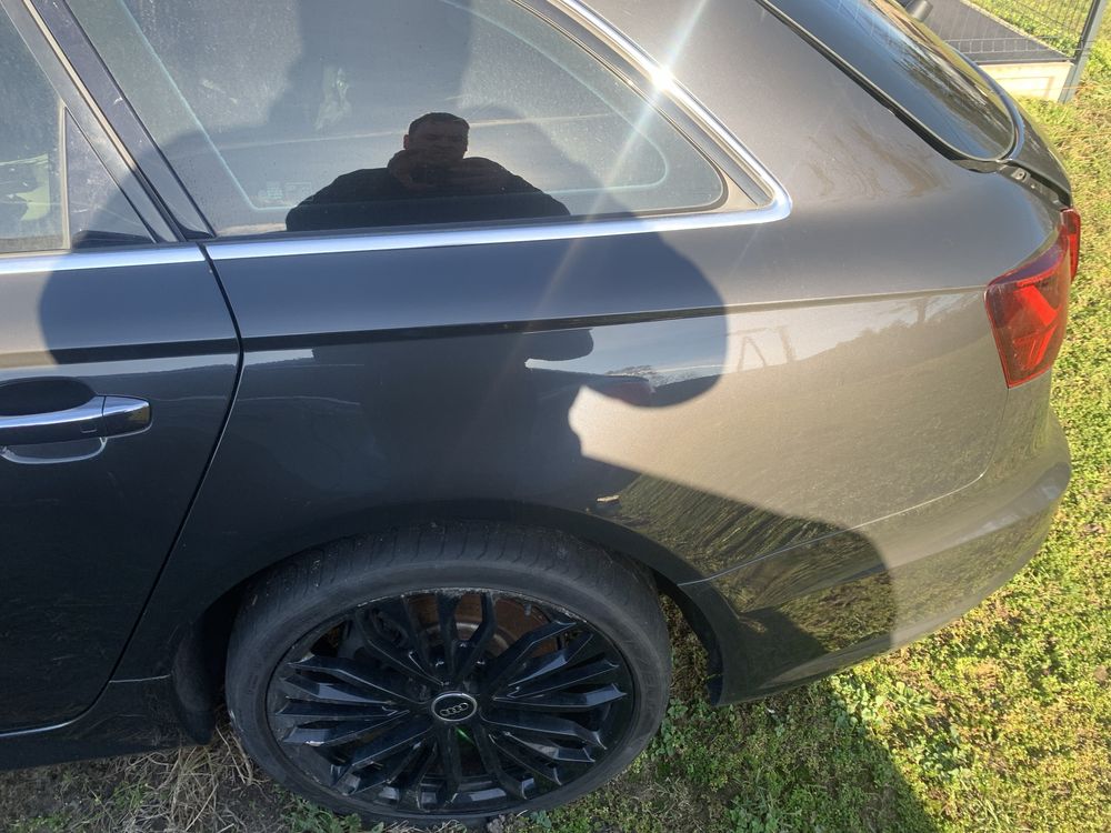 A6 C7 AVANT blotnik lewy tyl cwiartka LX7U
