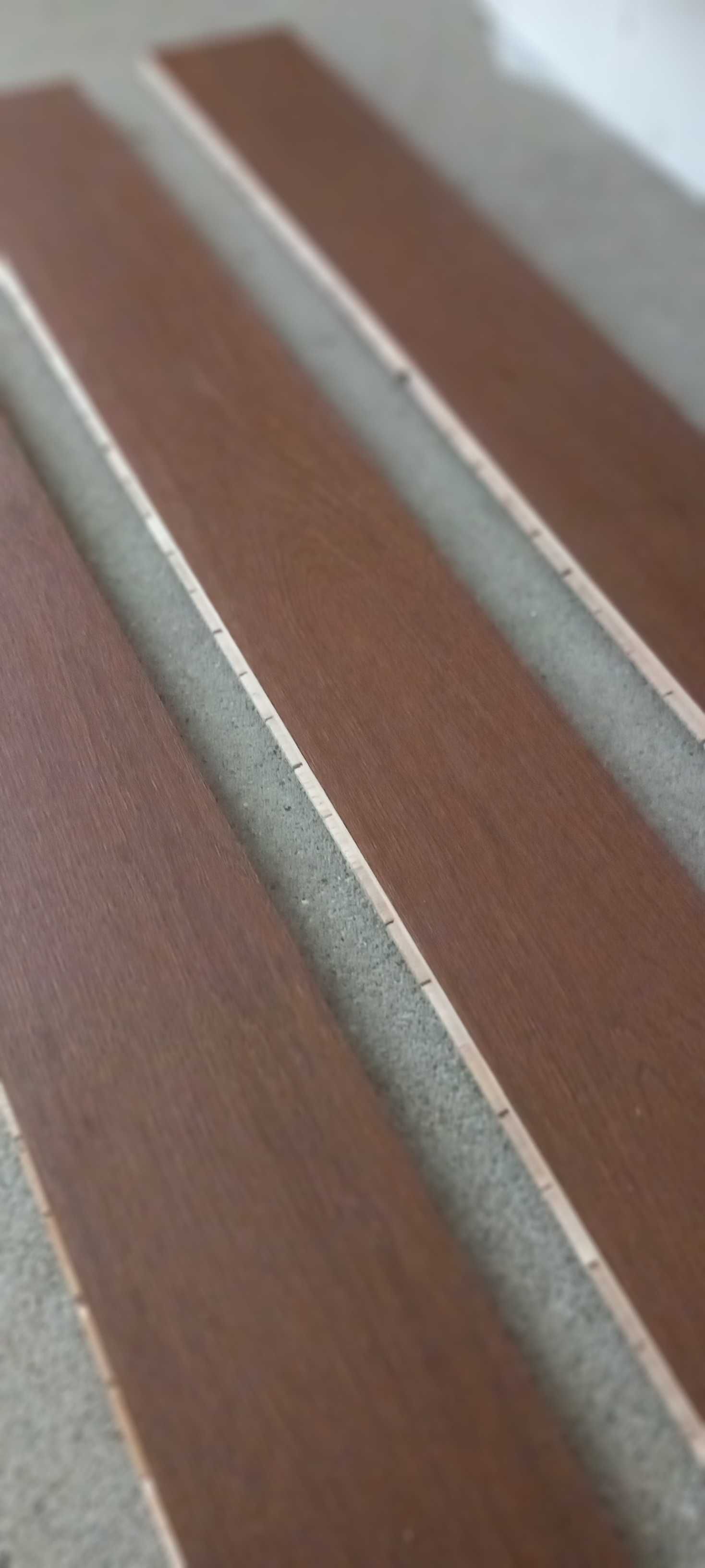 Deska trójwarstwowa podłogowa drewniana  Czekoladowa Chocco