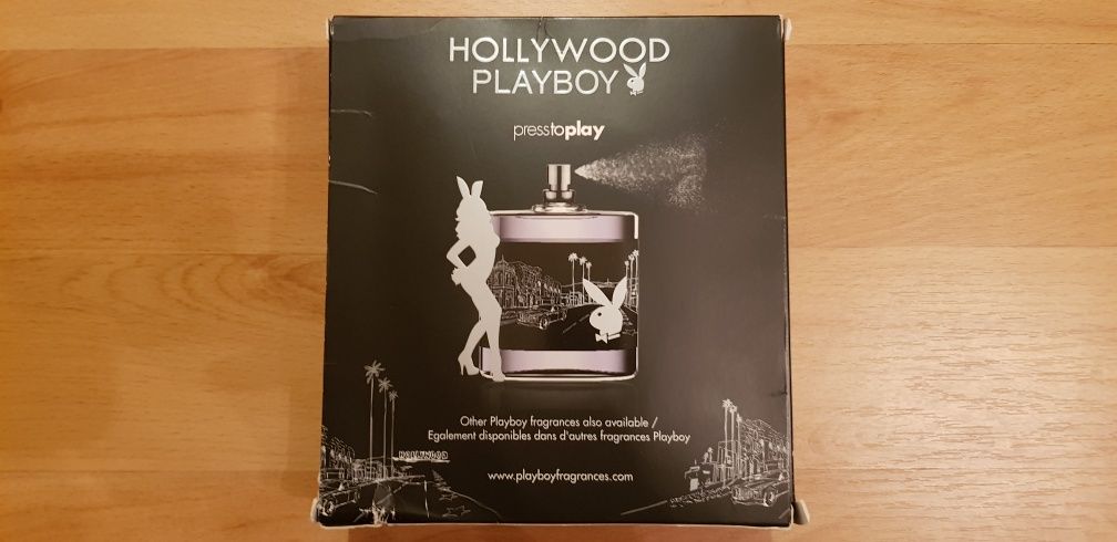 Zestaw Playboy Hollywood - dezodorant do ciała 24h + woda po goleniu