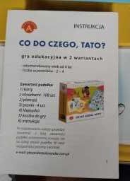 Mądra Sowa, co do czego Tato? gra edukacyjna w skojarzenia