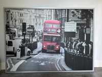 Obraz Ikea Vilshult Londyn - czerwony londyński autobus 140 x 100 cm