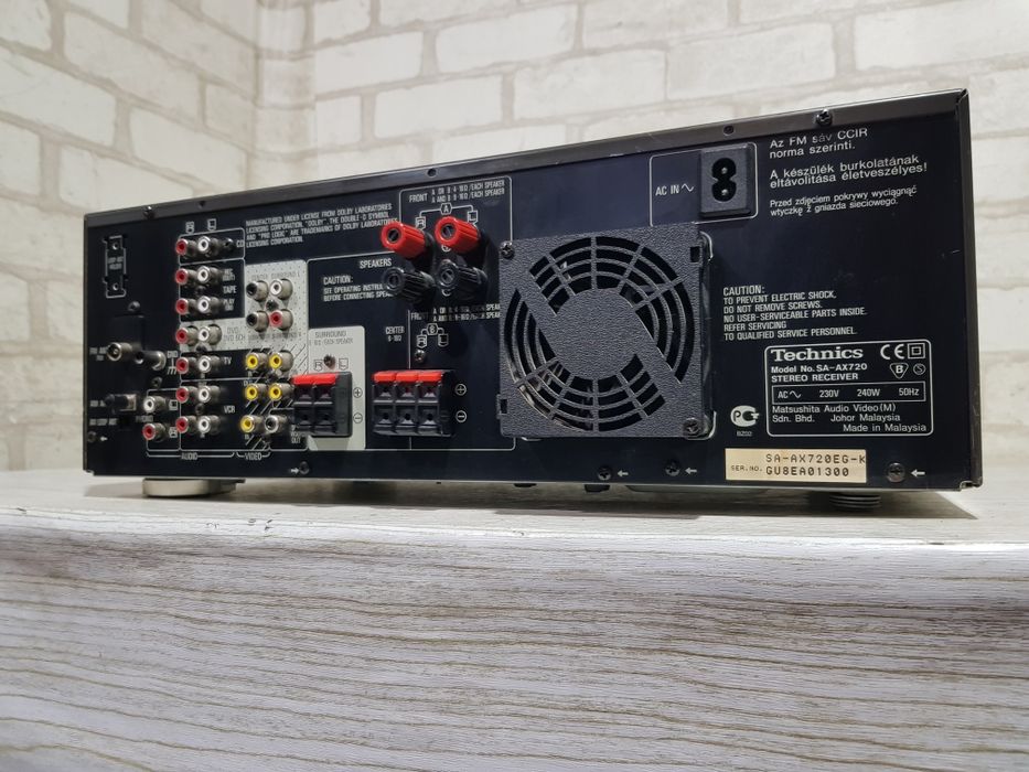 Стерео ресивер TECHNICS SA-AX 720, *5x100 Вт, б/у з Німеччини