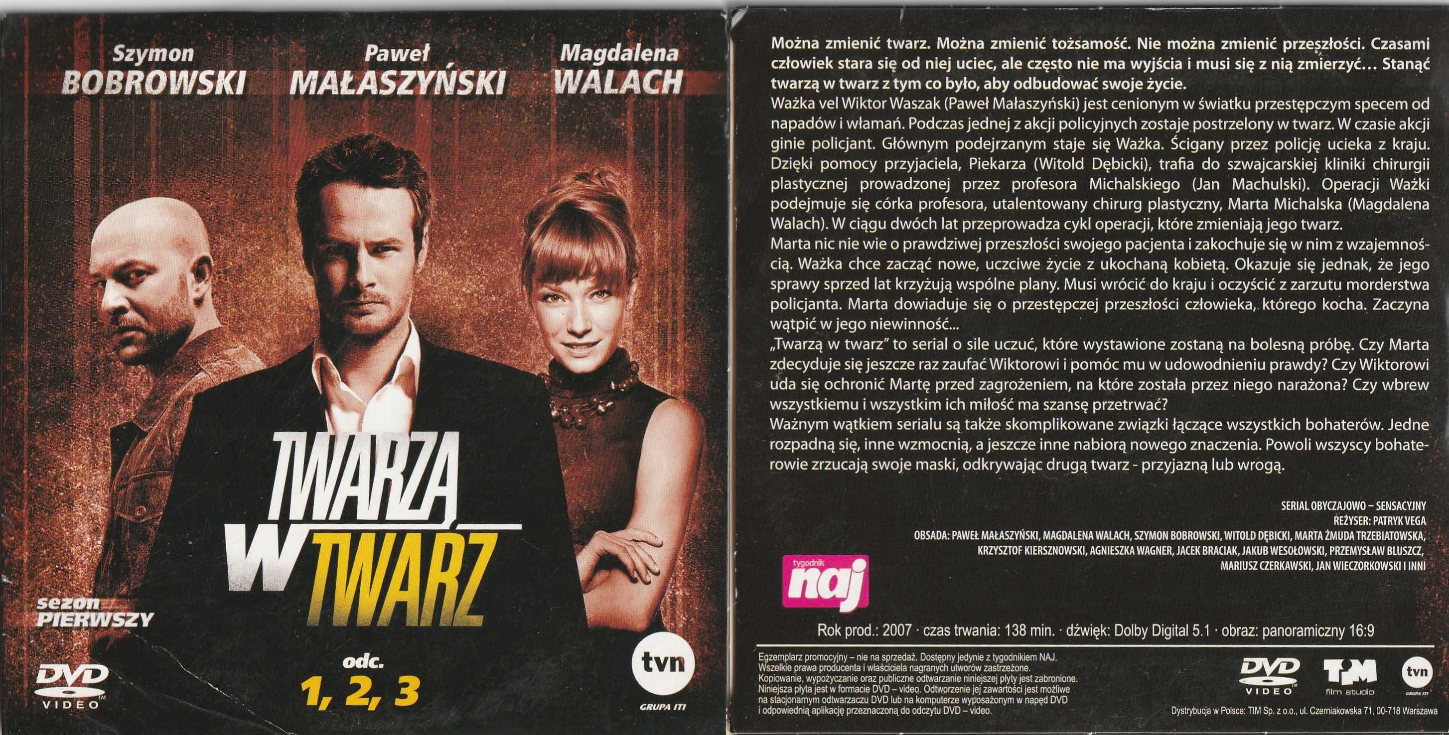 TWARZĄ W TWARZ Sezon pierwszy ODC. 1-3