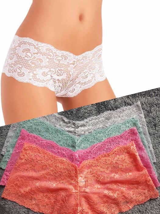 Мереживні жіночі трусики-шортики